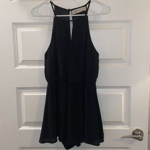 Black Romper - Impeccable Pig Size Small